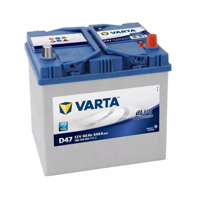 Batterie Voiture Varta D47 Blue Dynamic 12V 60Ah 540A