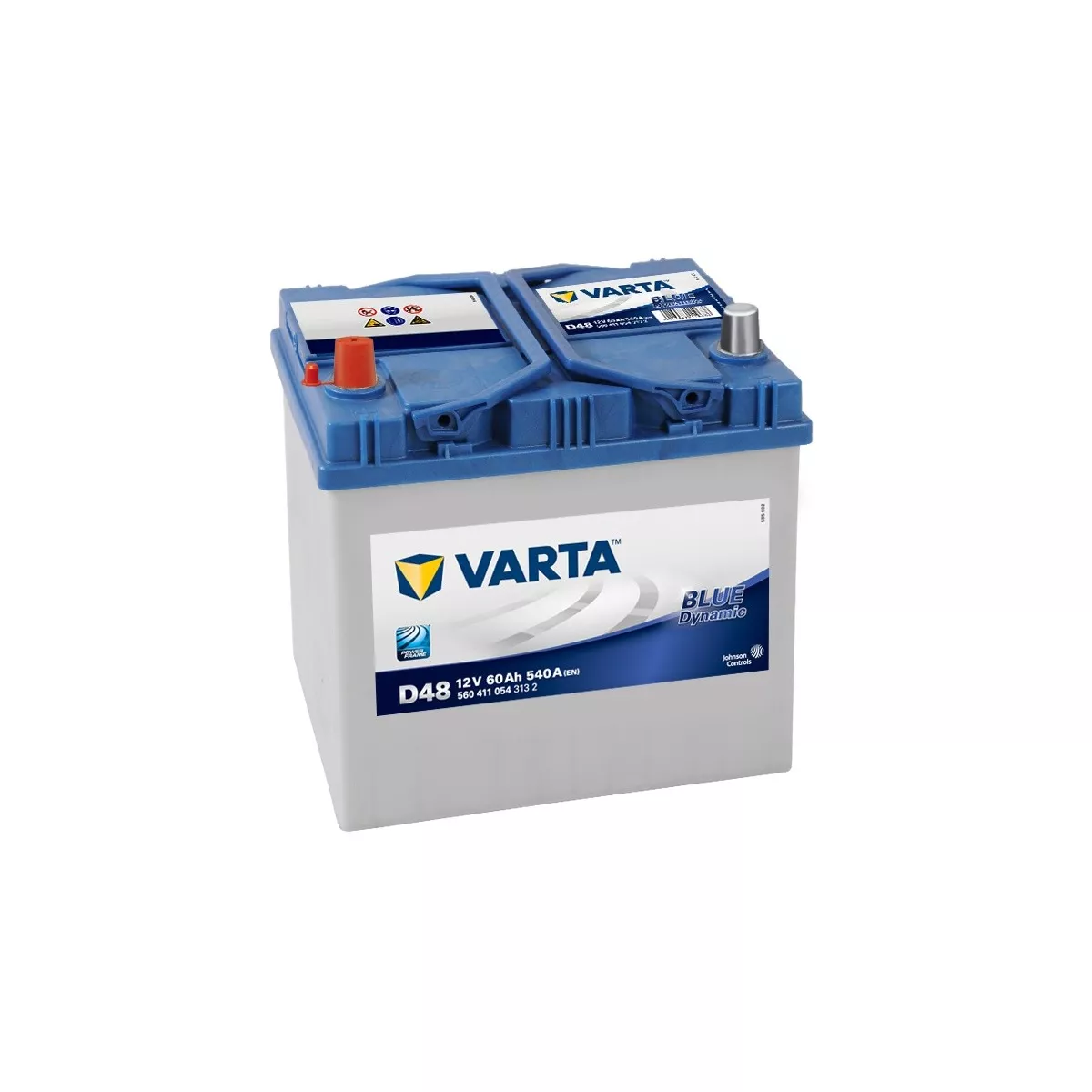 BATTERIE VARTA BLUE DYNAMIC D48 12V 60AH 540A - Batteries Auto
