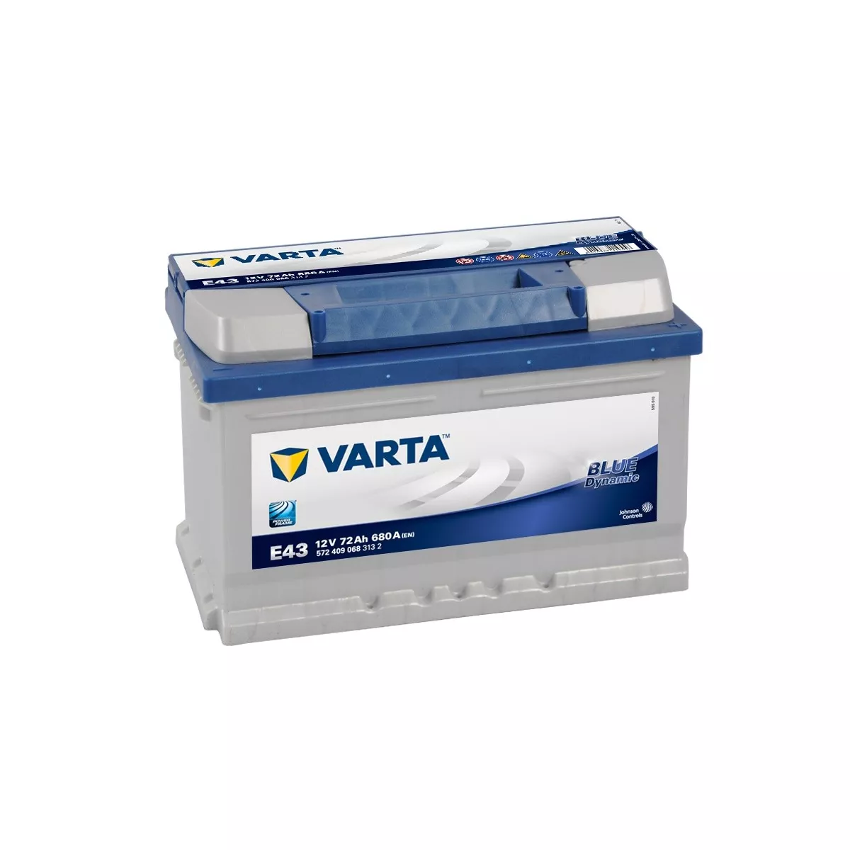Batterie E43 Varta Blue Dynamic 12V 72AH 680A - BatterySet