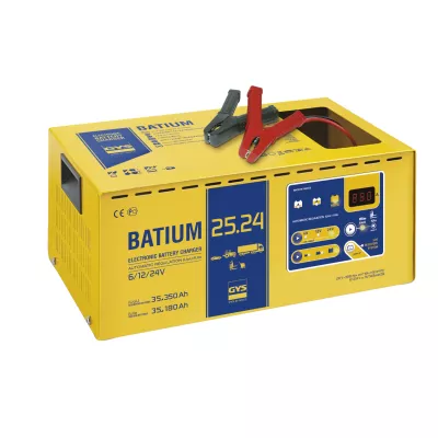 BATIUM 25-24 - 6/12/24V - Batterie de démarrage + traction - 7/15/25A (7/15/25Aeff)