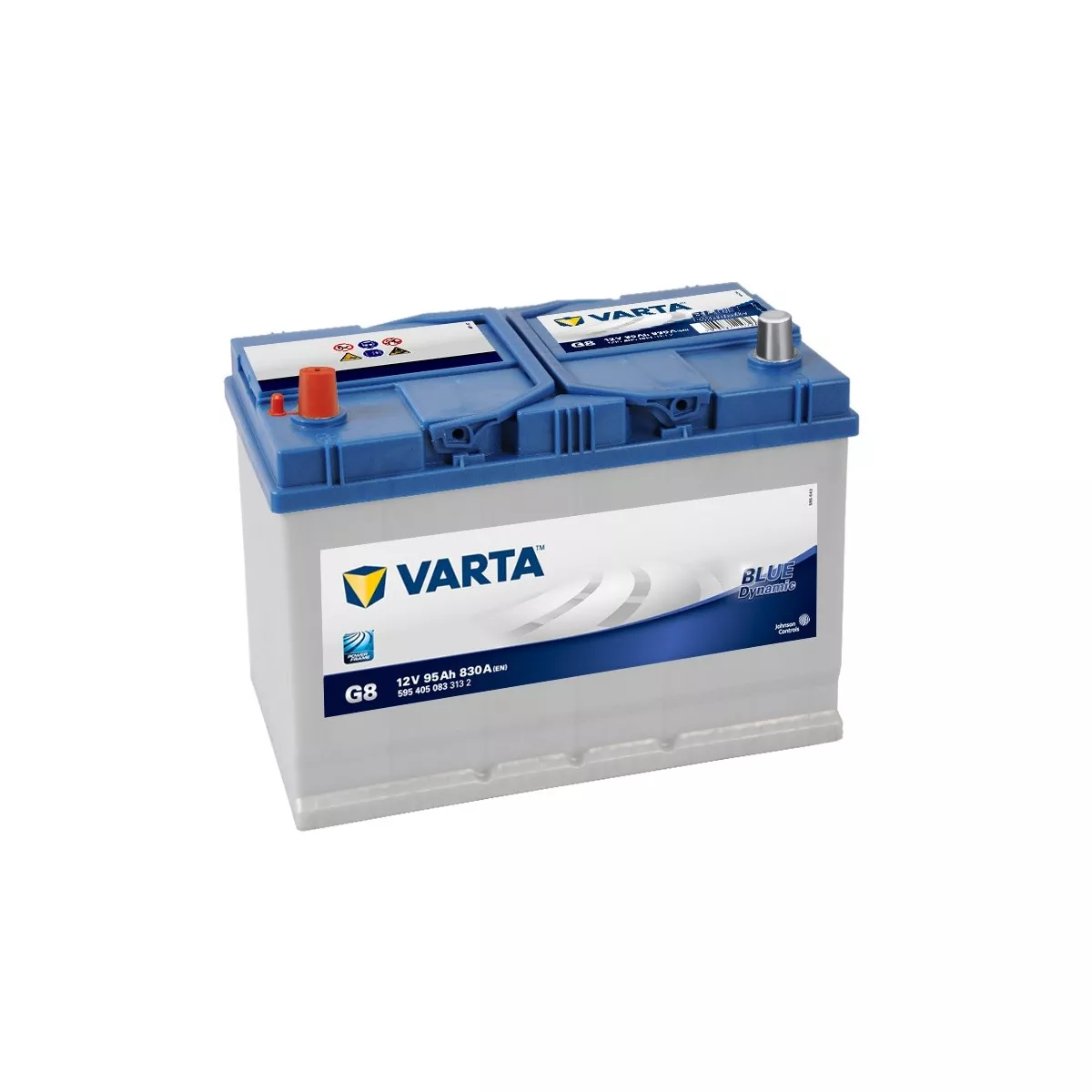 BATTERIE VARTA BLUE DYNAMIC G8 12V 95AH 830A - Batteries Auto, Voitures,  4x4, Véhicules Start & Stop Auto - BatterySet