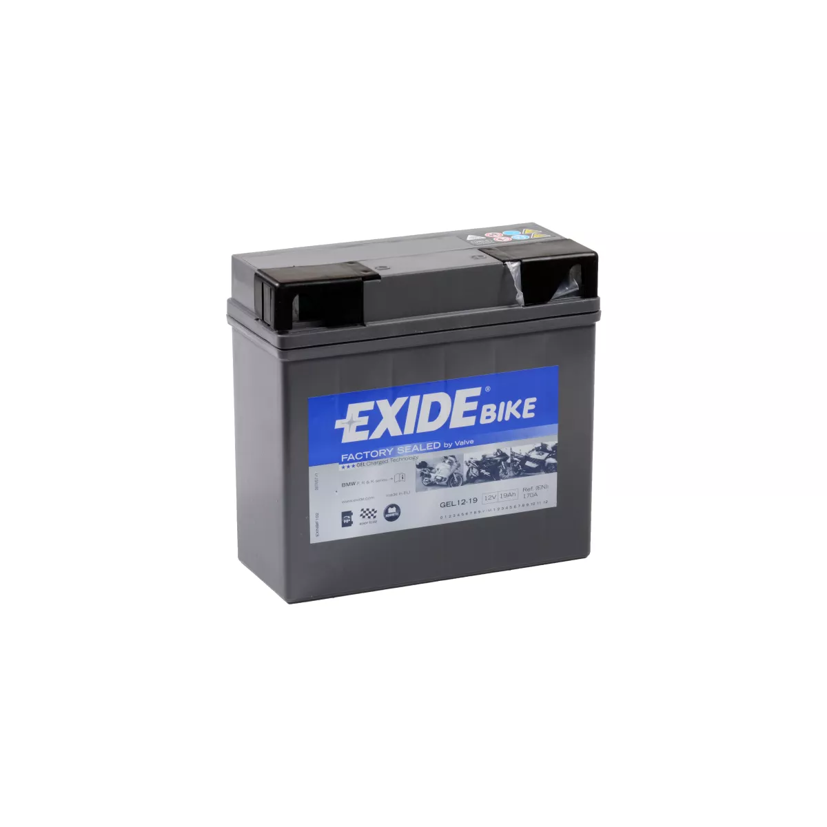 BATTERIE EXIDE GEL 19AH Batterie moto, scooter, quad BATTERYSET