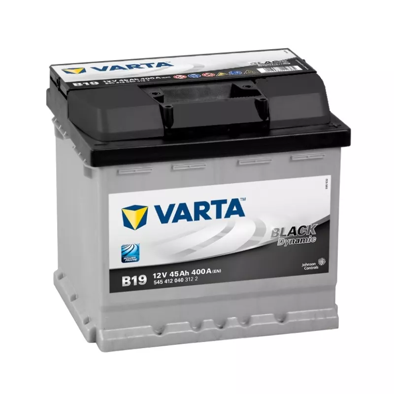 Batterie voiture 45AH - Batterie Varta Black Dynamic B19 12V 400A -  BatterySet