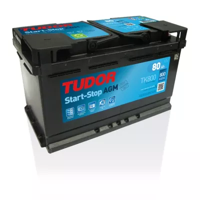 Batterie Start-stop AGM TUDOR TK800 12V 80Ah 800A