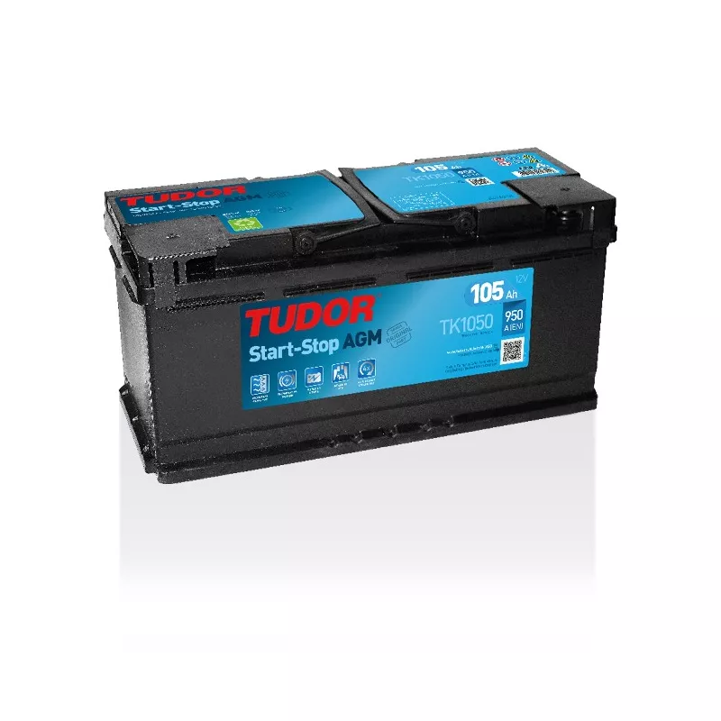 Batterie Start-stop AGM TUDOR TK1050 12V 105Ah 950A