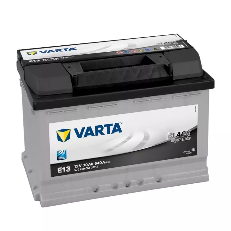 BATTERIE VARTA BLACK DYNAMIC E13 12V 70AH 640A - Batteries Auto