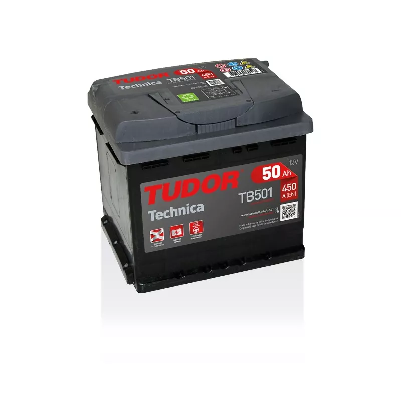 Batterie TECHNICA TUDOR TB501 12V 50Ah 450A