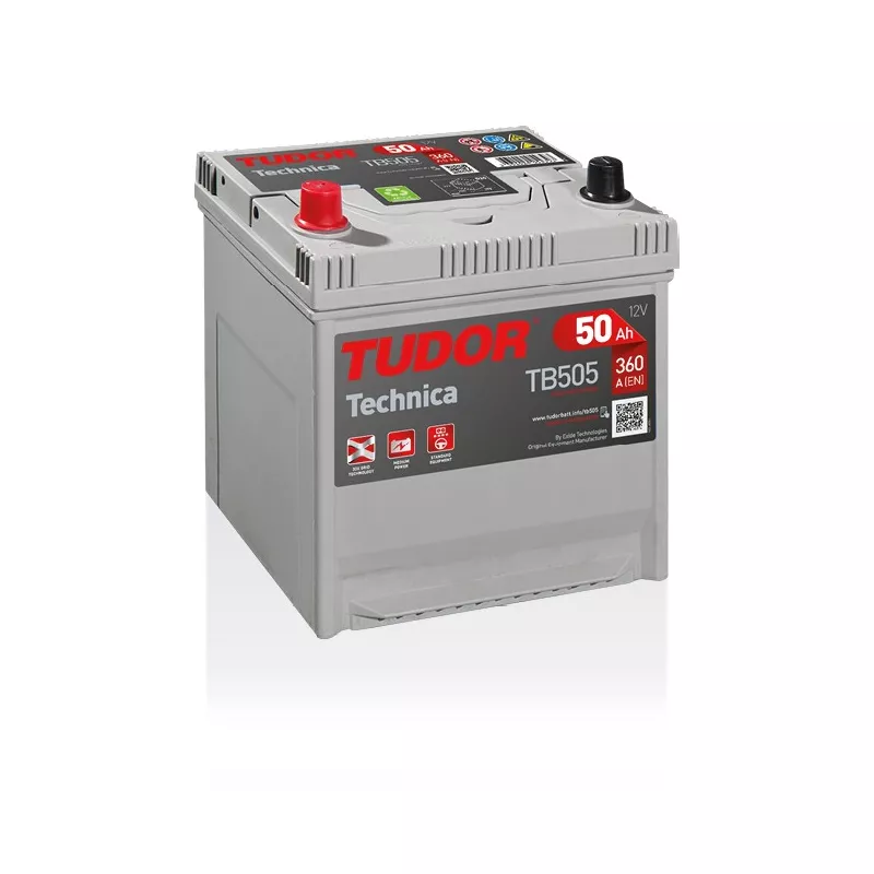 Batterie TECHNICA TUDOR TB505 12V 50Ah 360A