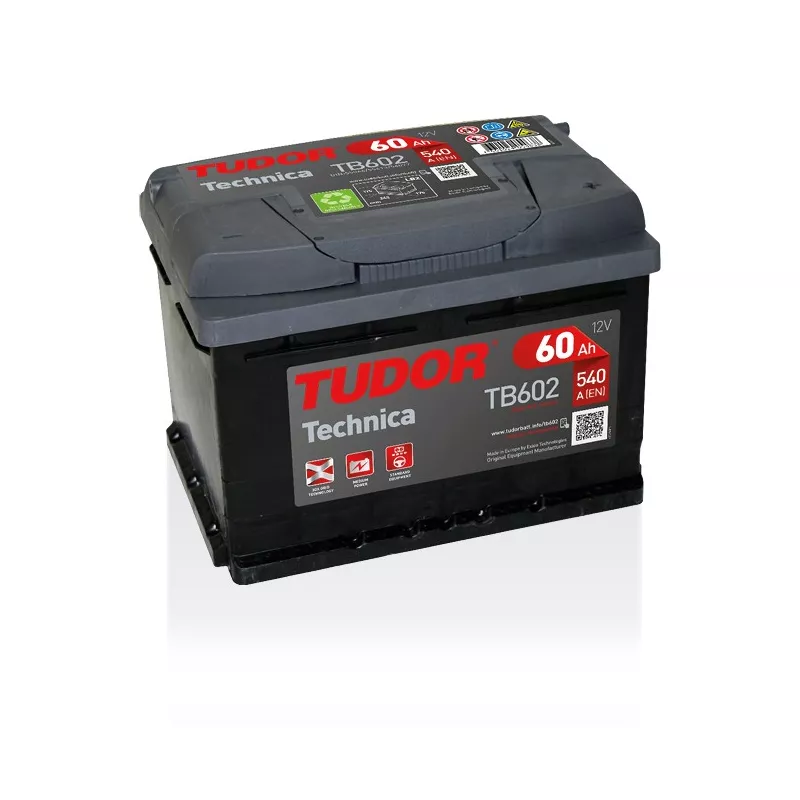 Batterie TECHNICA TUDOR TB602 12V 60Ah 540A