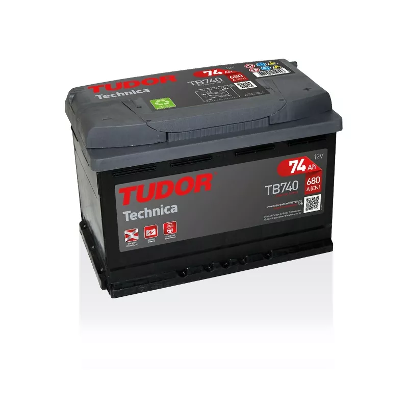 Batterie TECHNICA TUDOR TB740 12V 74Ah 680A