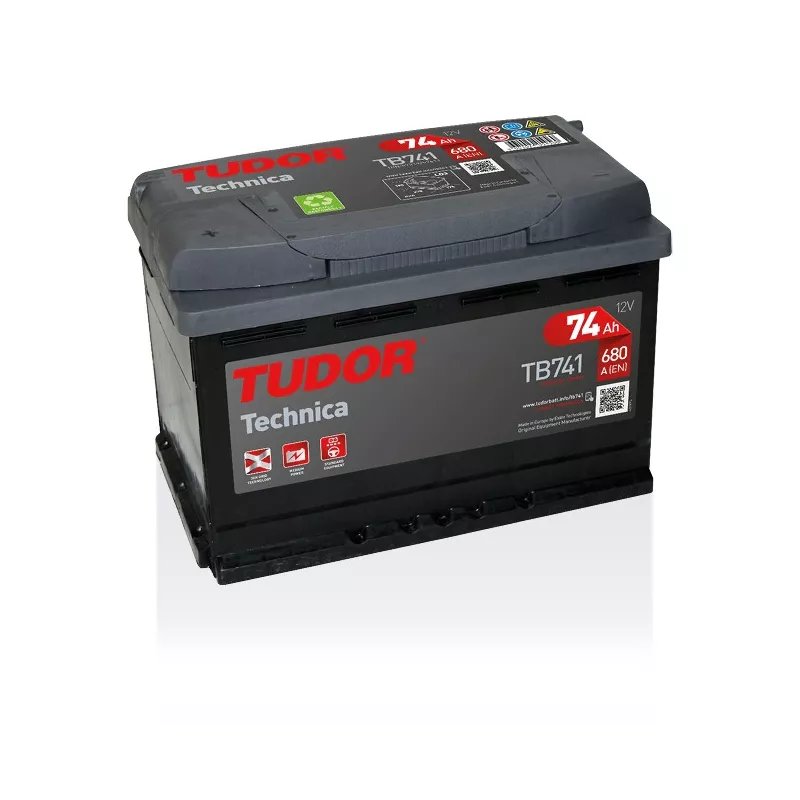Batterie TECHNICA TUDOR TB741 12V 74Ah 680A