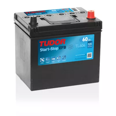 Batterie Start-stop EFB TUDOR TL604 12V 60Ah 520A