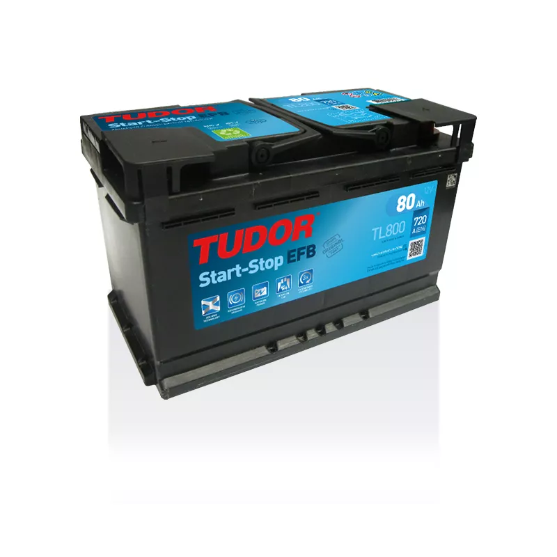 Batterie Start-stop EFB TUDOR TL800 12V 80Ah 720A