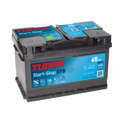 Batterie Start-stop EFB TUDOR TL652 12V 65Ah 650A