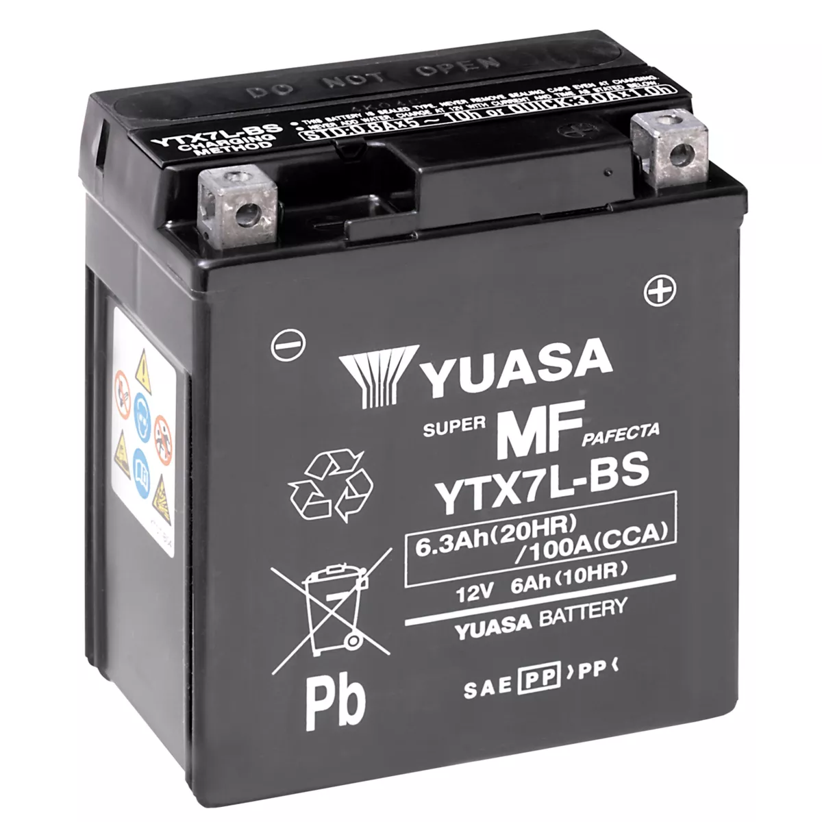 Batterie Sans Entretien Moto Scooter IntAct - Batterie Moto GEL 12V 6Ah - Remplace YTX7A-BS - +30% De Puissance De Démarrage - Sans Entretien Batterie 12V 6Ah IntAct