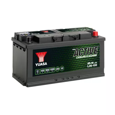 Batterie XXL 42Ah rechargeable par Solaire, Secteur ou 12V Revolt, Panneaux solaires et éoliennes