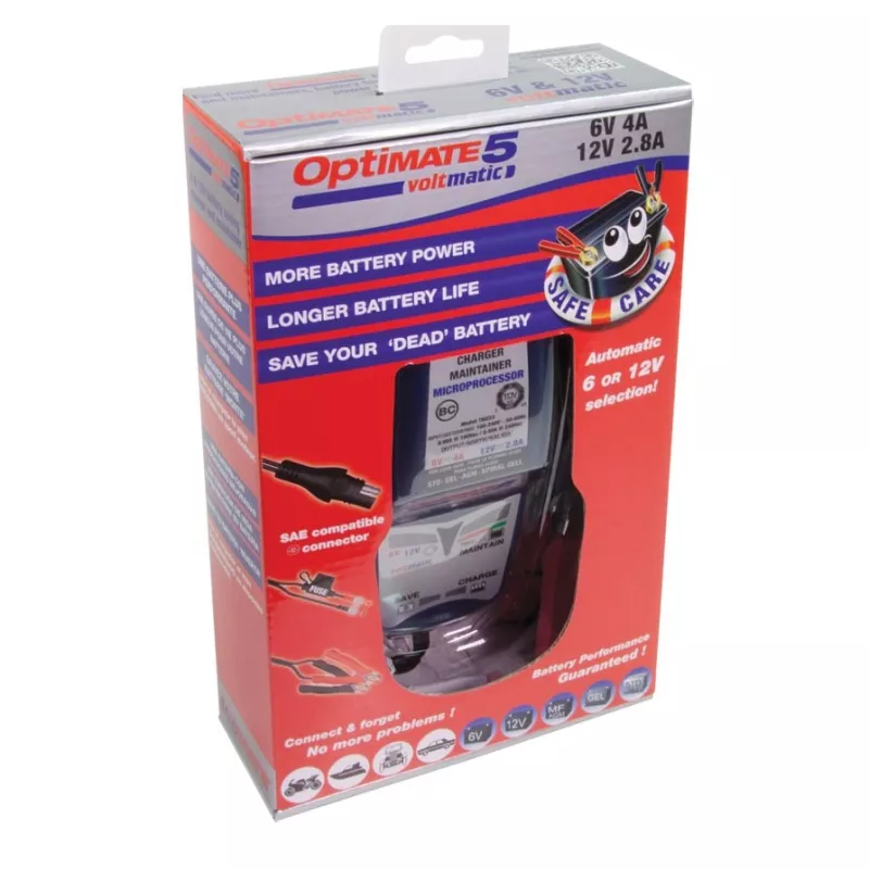CHARGEUR OPTIMATE 5 VOLTMATIC TM222 - Chargeurs Auto, Voitures, 4x4,  Véhicules Start/Stop - BatterySet