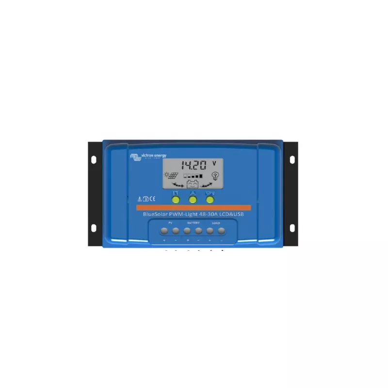 CONTROLEUR DE CHARGE VICTRON ENERGY BLUESOLAR PWM LCD&USB 12/24V 30A