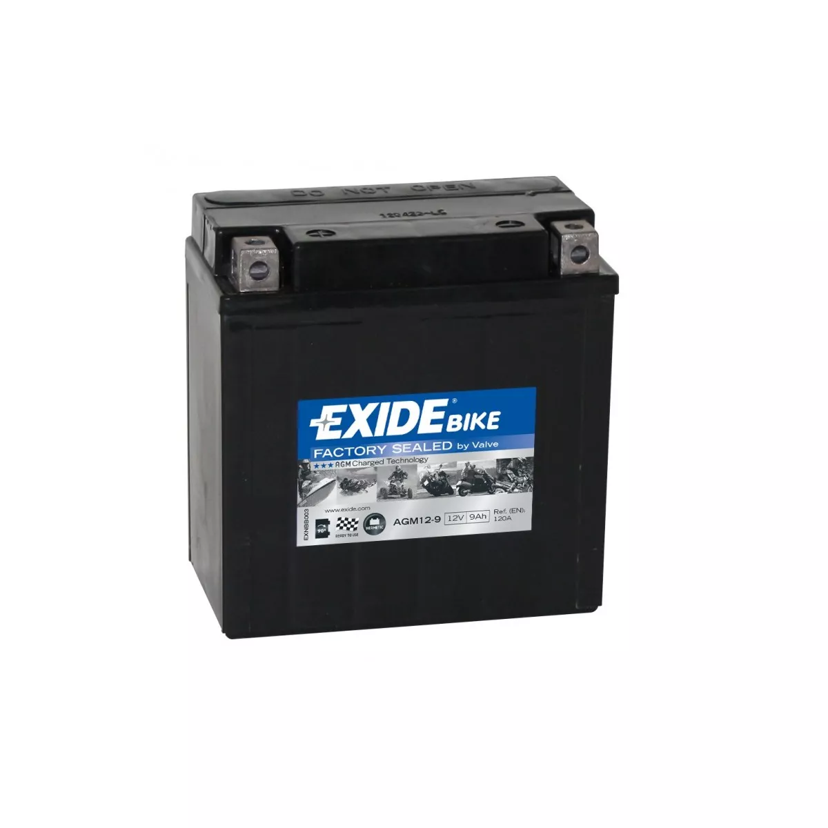 BATTERIE EXIDE AGM READY AGM129 Batteries Motos, Scooters, Quads