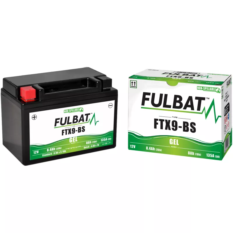 FIAMM FTX9-12B - Batería Moto Fiamm Agm Activada 12V 8Ah 110A CCA