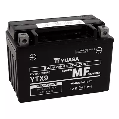 Batterie moto 12V 8Ah TOPCAR YTX9-BS