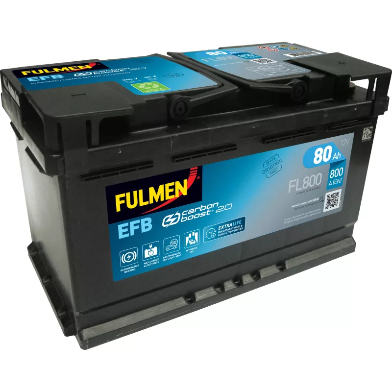 BATTERIE EFB FULMEN FL800 12V 80AH 800A - Batteries Auto, Voitures