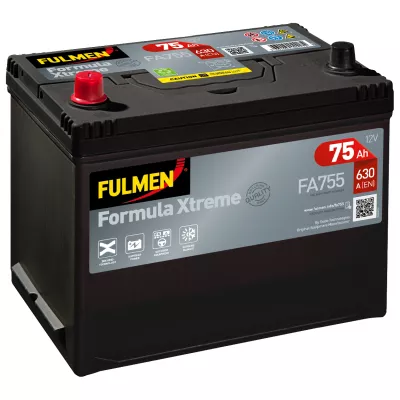 Batterie FULMEN FORMULA XTREME FA755 12V 75AH 630A