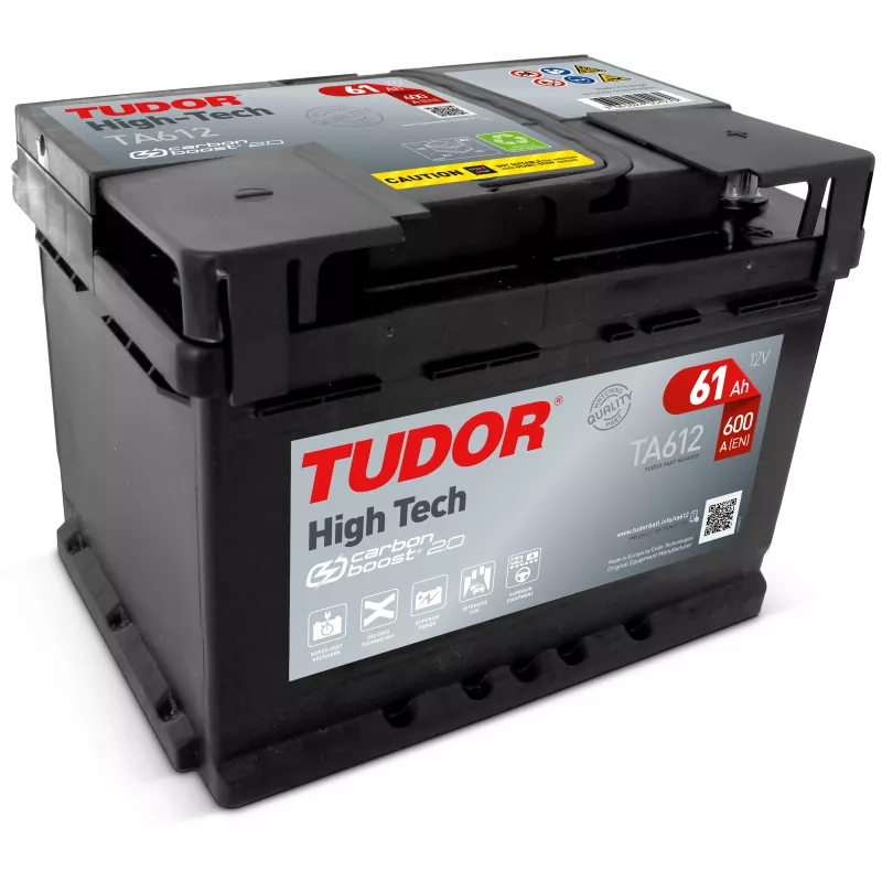 Batterie HIGH TECH TUDOR TA612 12V 60Ah 600A