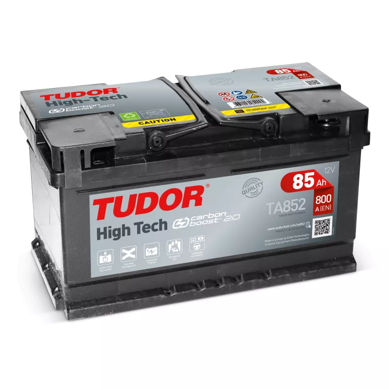 Batterie HIGH TECH TUDOR TA852 12V 85Ah 800A