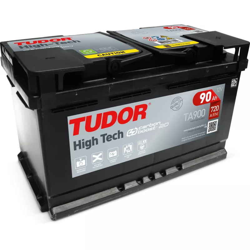 Batterie HIGH TECH TUDOR TA900 12V 90Ah 720A - Batteries Auto, Voitures,  4x4, Véhicules Start & Stop Auto - BatterySet