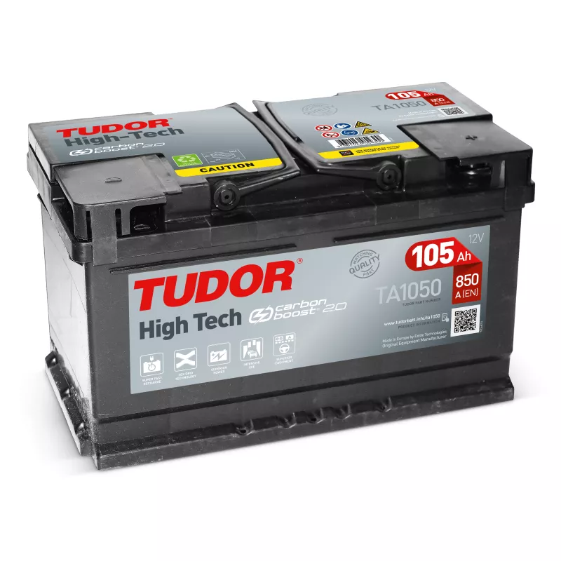 Batterie HIGH TECH TUDOR TA1050 12V 105Ah 850A