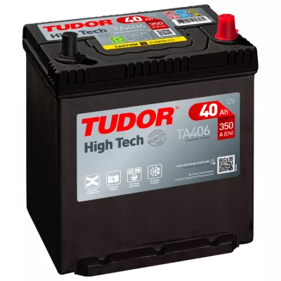Batterie HIGH TECH TUDOR TA406 12V 40Ah 350A