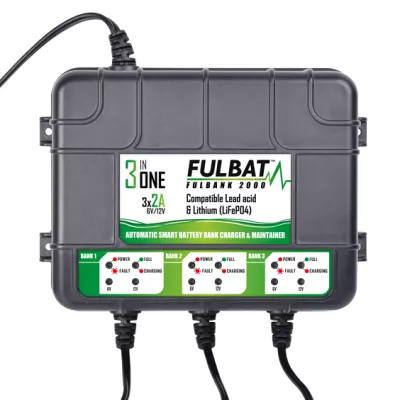 CHARGEUR FULBAT FULBANK 2000 - 6/12 VOLTS