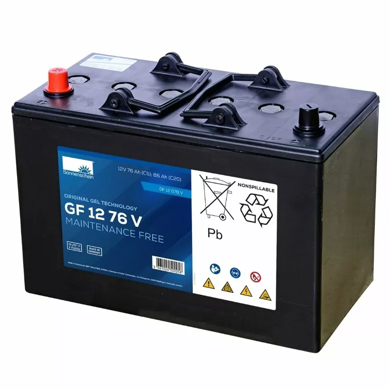 BATTERIE GEL SONNENSCHEIN GF12076V 12V 76AH - Batteries de traction -  BatterySet