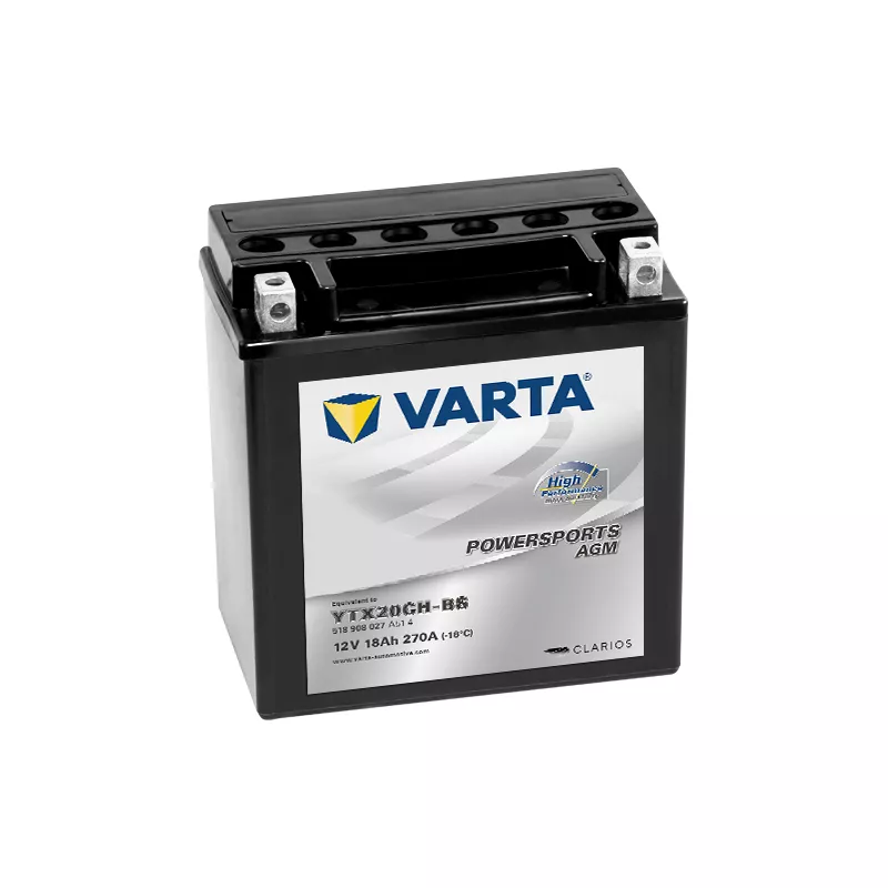 Varta Batterie Moto VARTA YTX20-BS 12V 18AH 250A pas cher 