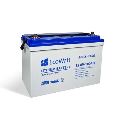 BATTERIE ULTIMATRON ECOWATT LIFEPO4 ECO-12-100 12,8V 100AH LCD SMART BMS