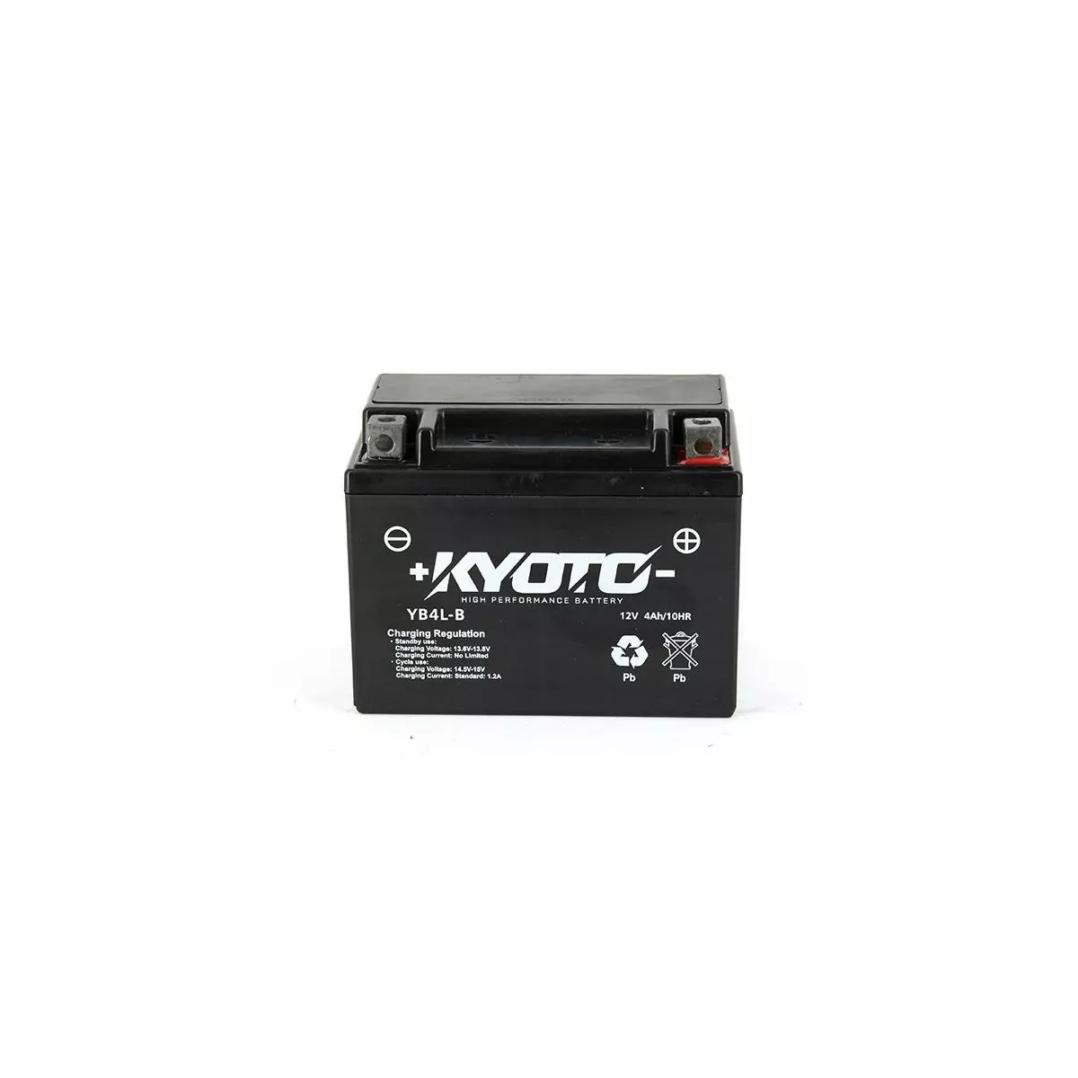 BATTERIE MOTO KYOTO AGM YB4LB 12V 4AH 55A Batteries Motos, Scooters