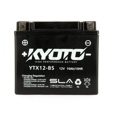 BATTERIE MOTO KYOTO YTX12-BS 12V 10AH 180A