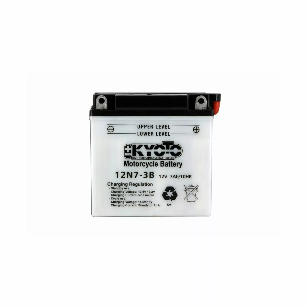 BATTERIE MOTO KYOTO 12N73B 12V 7AH 74A Batteries Motos, Scooters