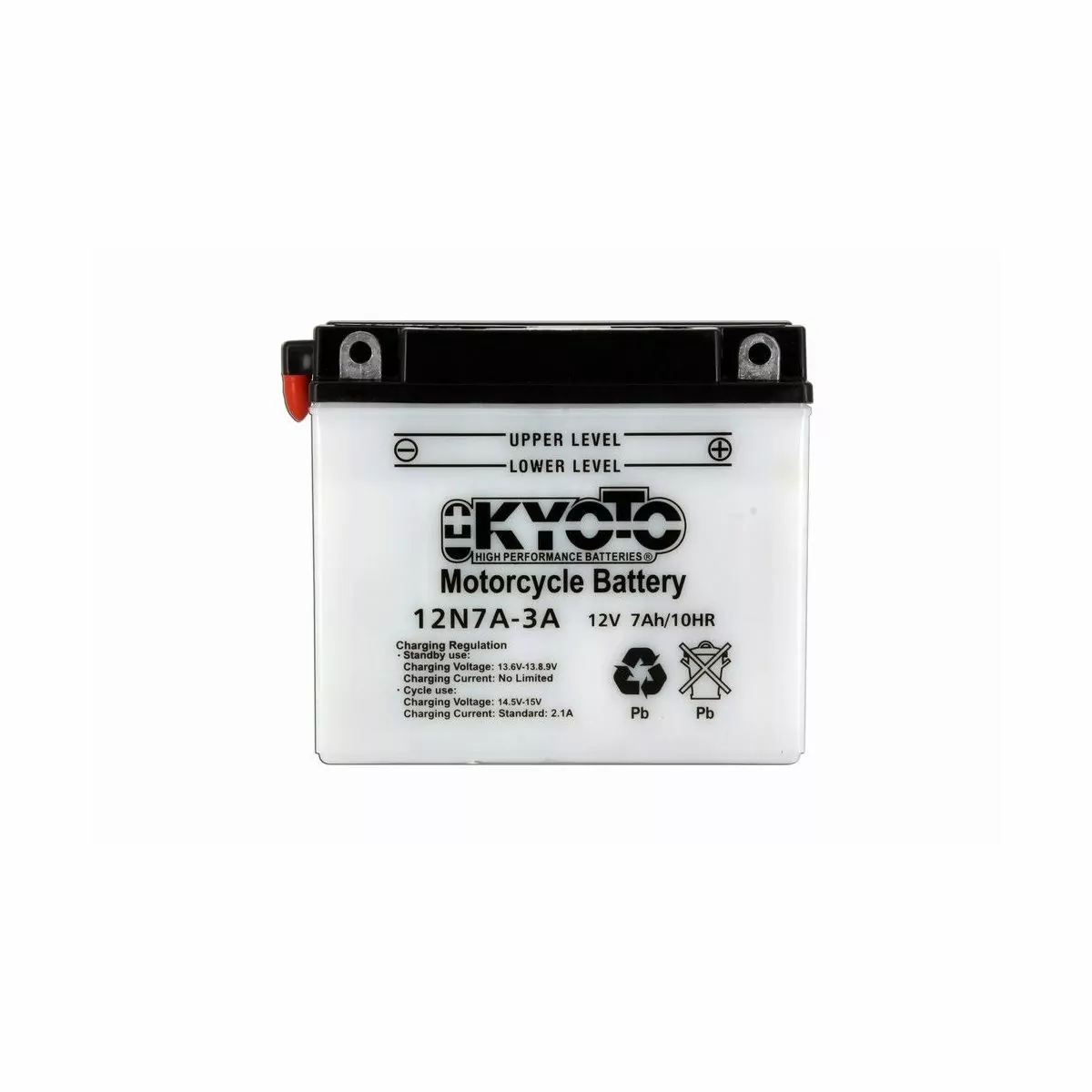 BATTERIE MOTO KYOTO 12N7A3A 12V 7AH 70A Batteries Motos, Scooters