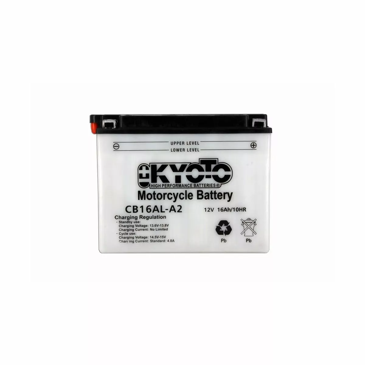 BATTERIE MOTO KYOTO YB16ALA2 12V 16AH 175A Batteries Motos, Scooters
