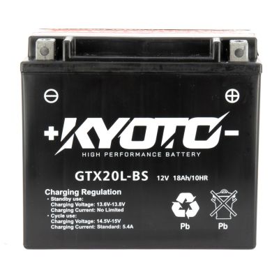 BATTERIE MOTO KYOTO YTX20L-BS 12V 18AH 270A