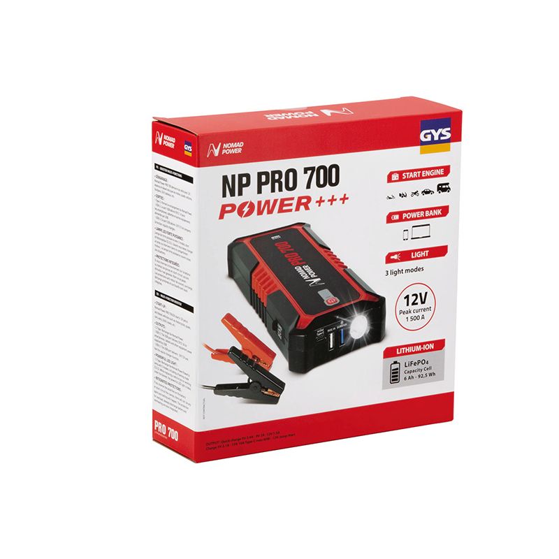 BOOSTER LITHIUM GYS NOMAD POWER PRO 700