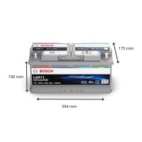 BATTERIE BOSCH AGM LA011 12V 105AH 950A(EN)